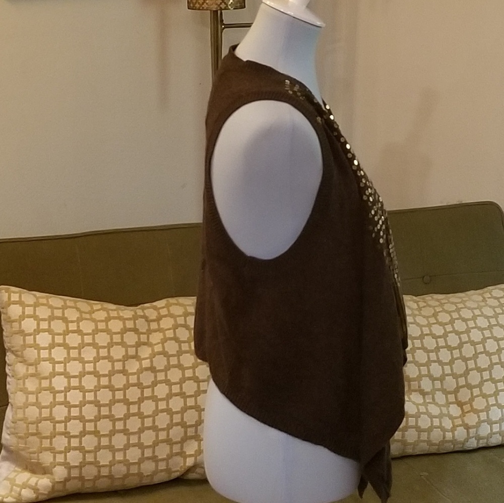 NWT Abercrombie & Finch cardigan sweater vest - Picture 5 of 6